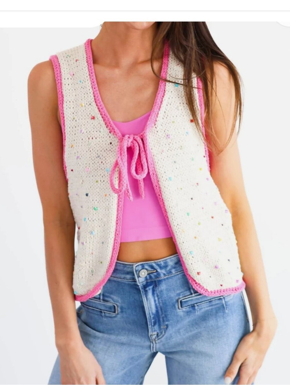 Veroalfie Knit Doll Vest Size S/M